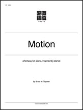 Motion piano sheet music cover